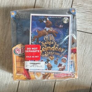Elf Pets Santa's Reindeer Rescue DVD, plush and book gift set